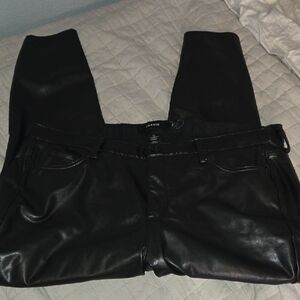 Torrid Black Faux Leather Pants